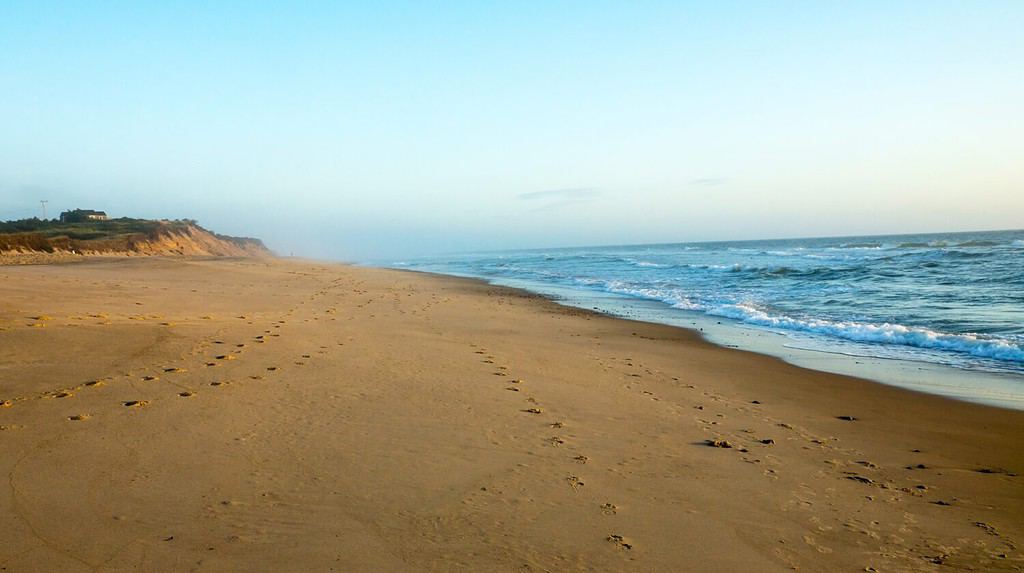 Golden Sunrise on Coast Guard Beach in Cape Cod National Seashore at Eastham Massachusetts