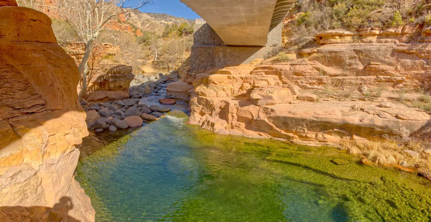 Oak Creek Below SR89 at Slide Rock Park AZ