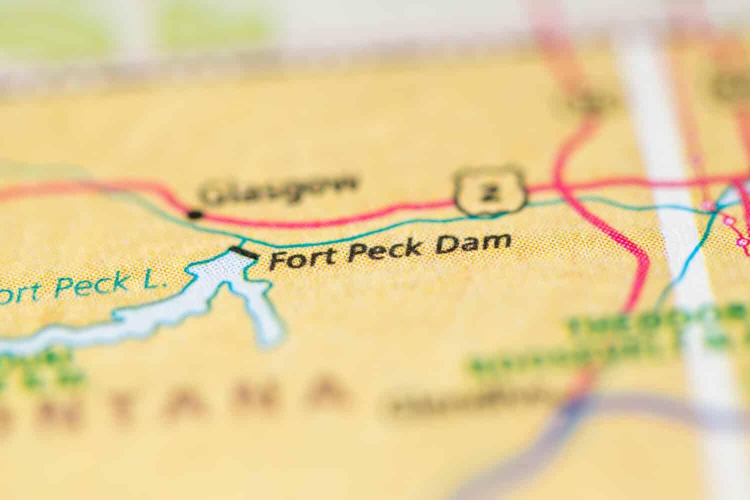 Fort Peck Dam. USA