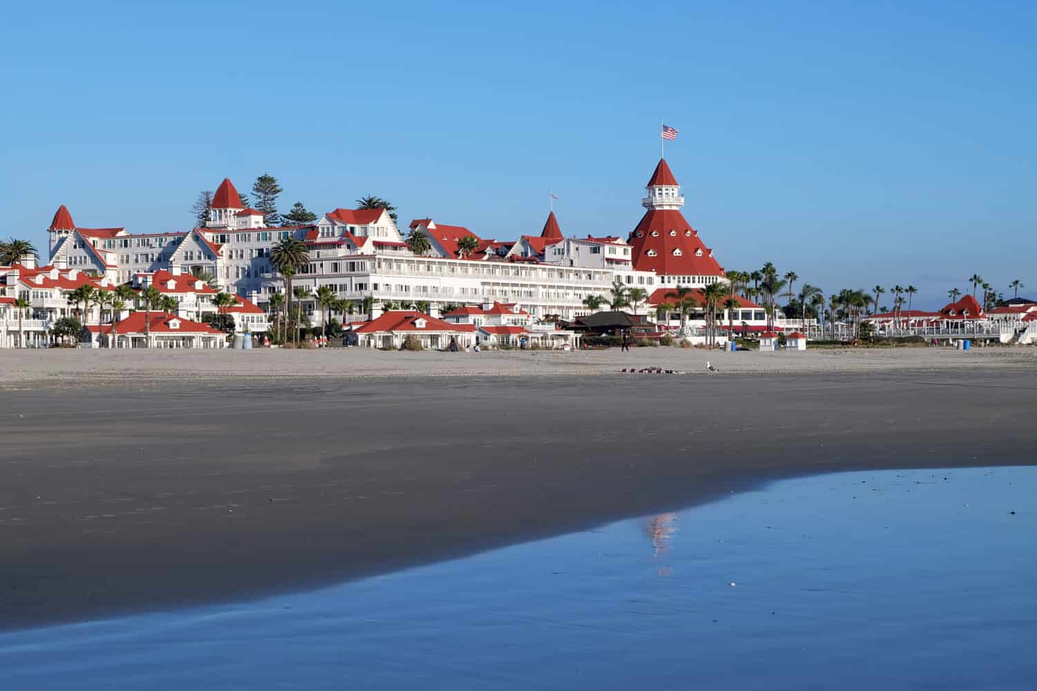 Victorian Hotel del Coronado where "Some like it hot" with Marilyn Monroe was filmed San Diego, California, United States