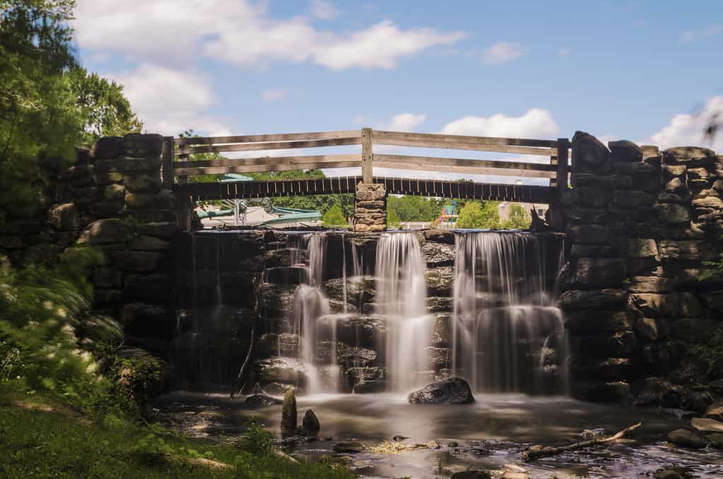 Tibbetts Brook Park Waterfall, Yonkers, NY
