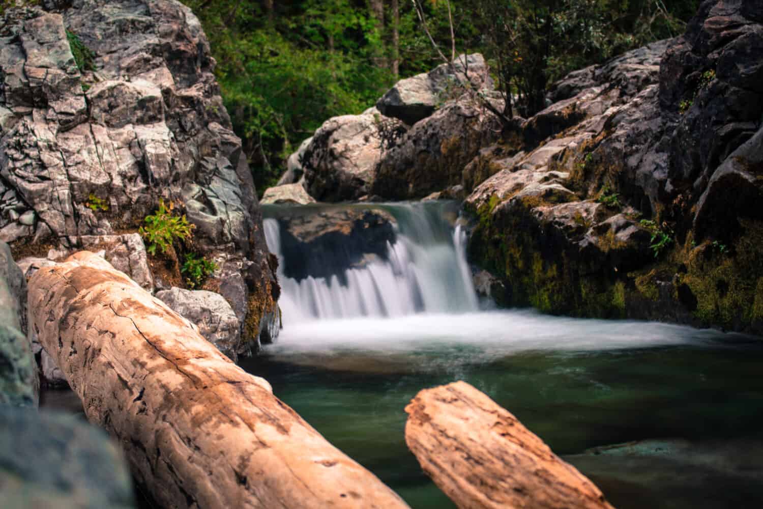 Three pools Waterfall, Opal Creek, Oregon