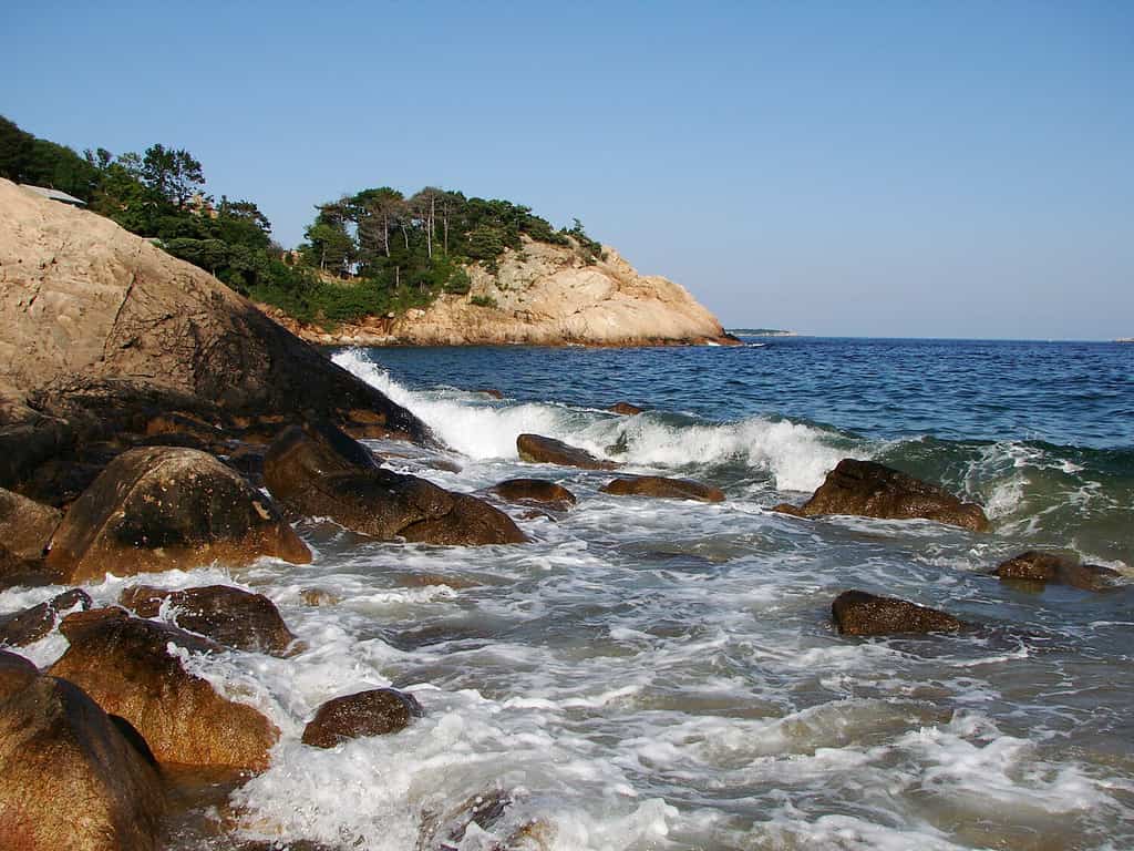 Singing Beach at Manchester-by-the-Sea in Massachusetts