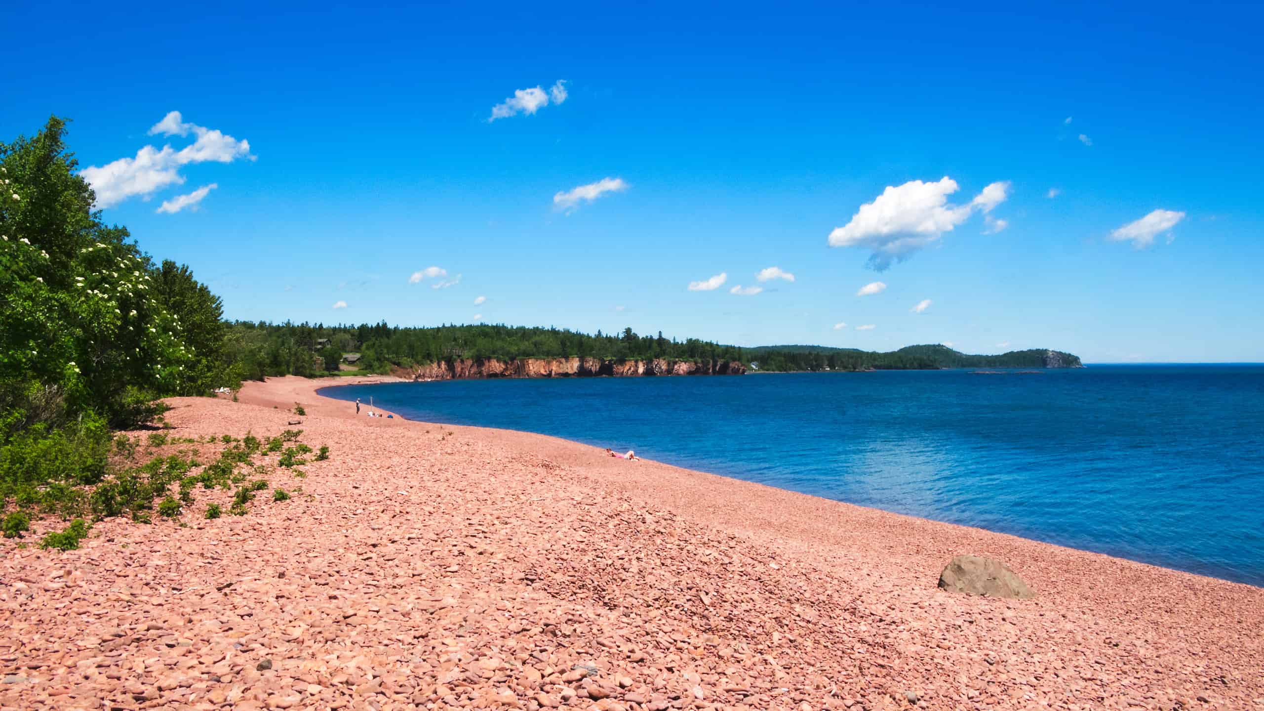 Iona's Beach on North Shore of Lake Superior in Minnesota