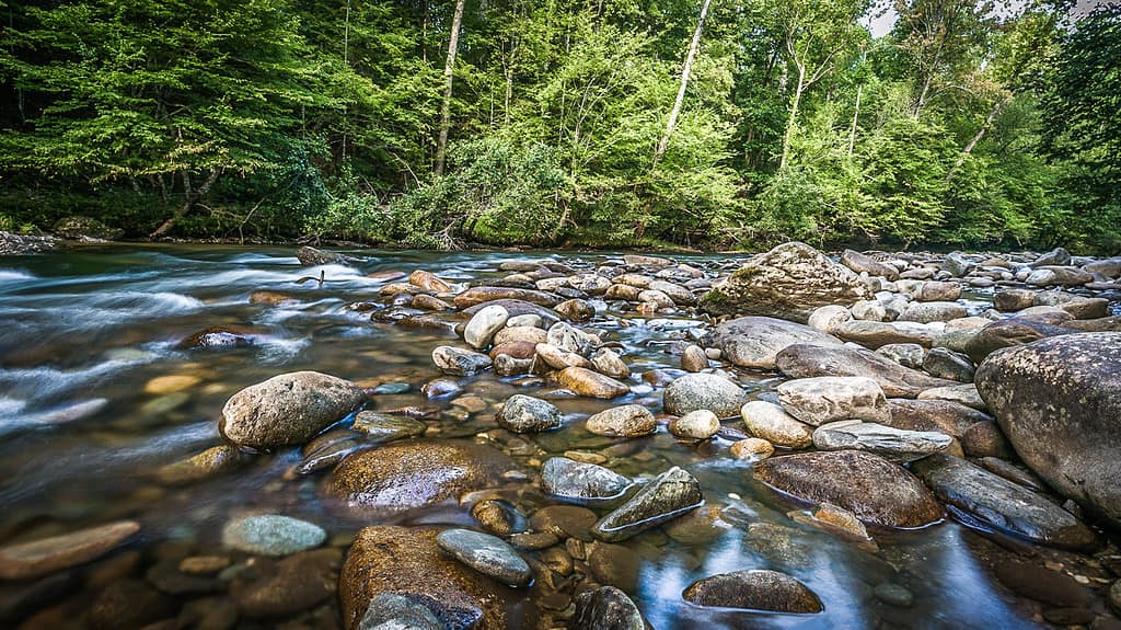 Metcalf Bottoms Creek Long Exposure