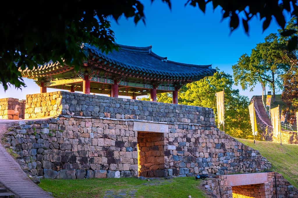 Gongsanseong Fortress in Gongju city, South Korea