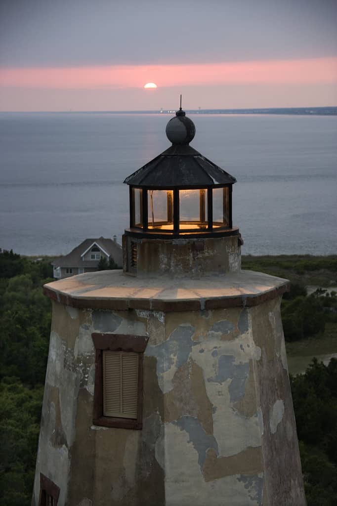 Bald Head Island lighthouse, North Carolina.