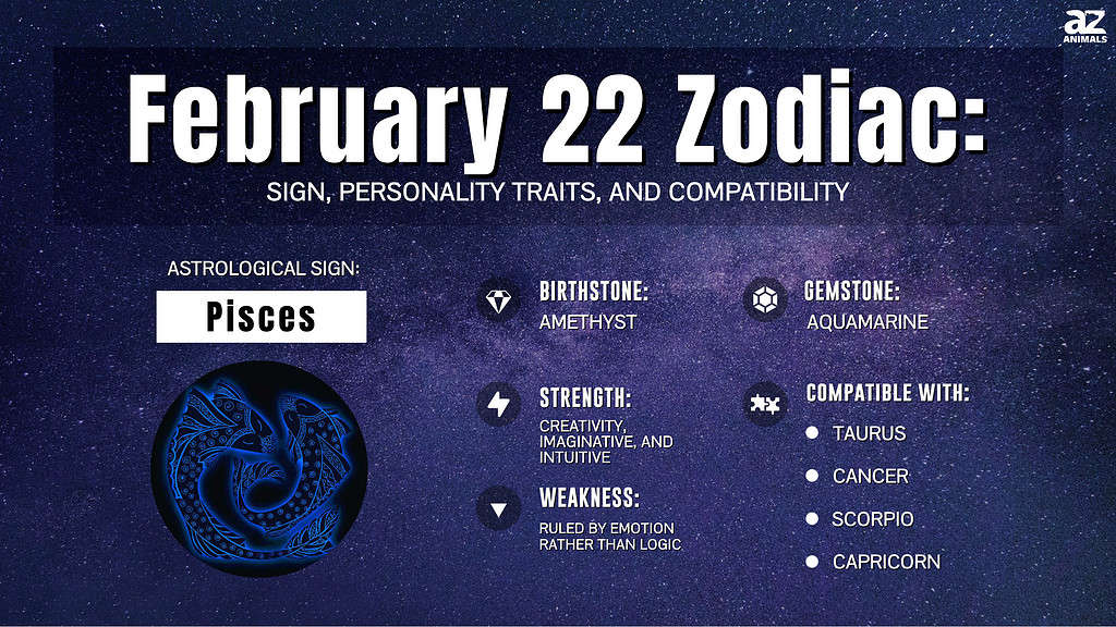 February 22 Zodiac: Sign, Personality Traits, and Compatibility