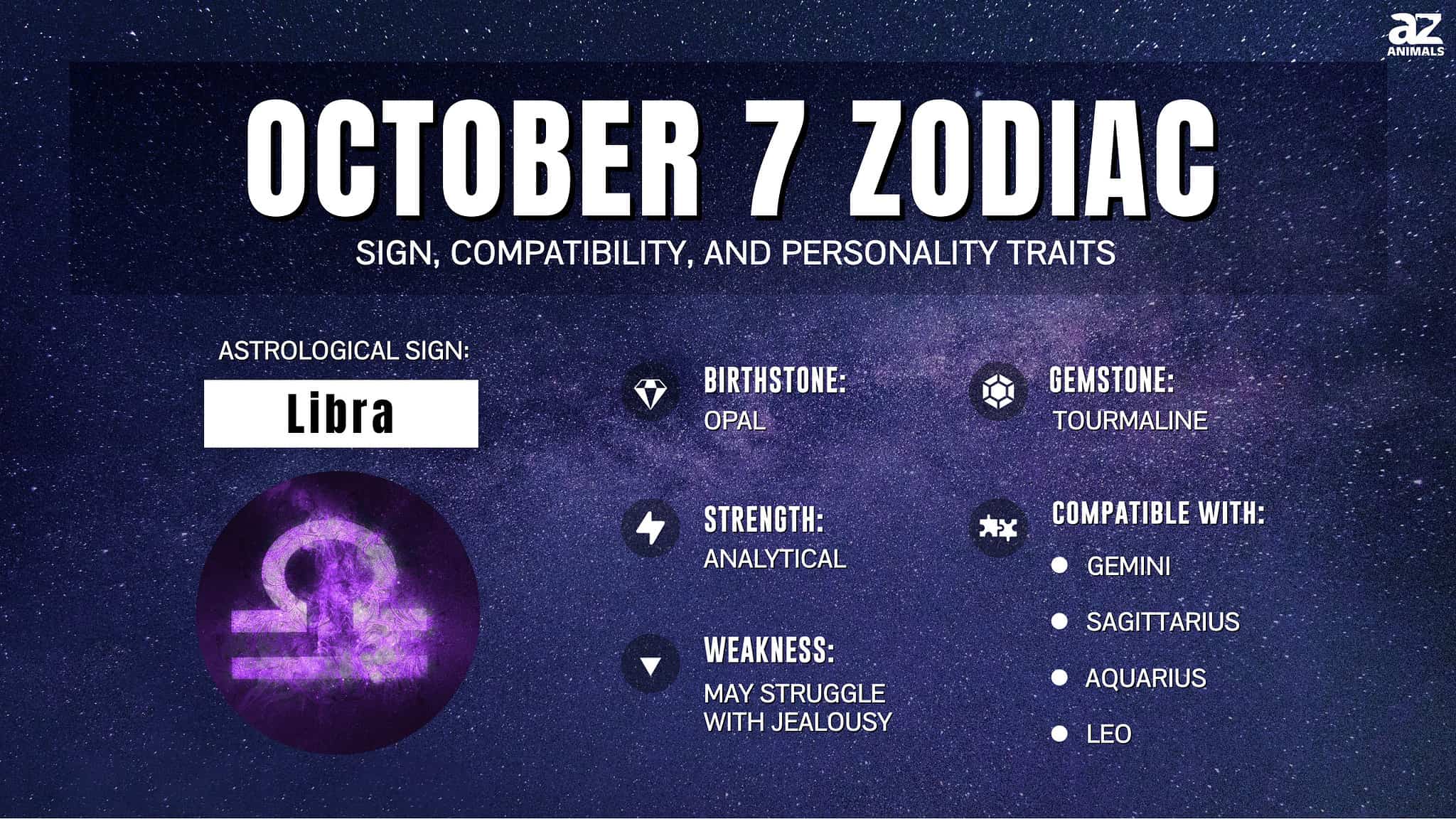 October 7 Zodiac Sign, Personality Traits, Compatibility and More A