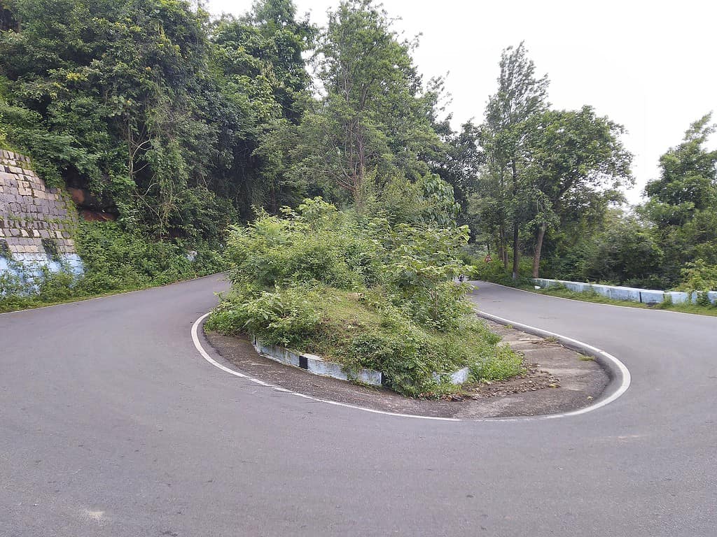 View from the 34th Hairpin on the Karavalli - Kolli Hills road in Namakkal