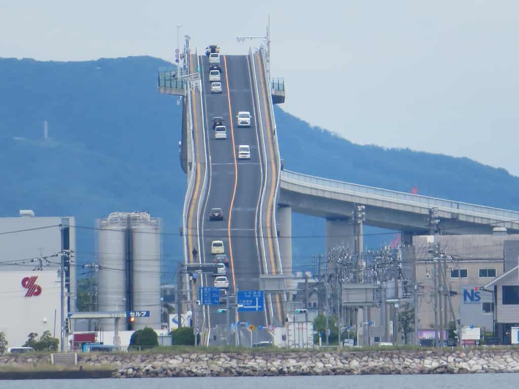 Eshima Ohashi Bridge in Japan