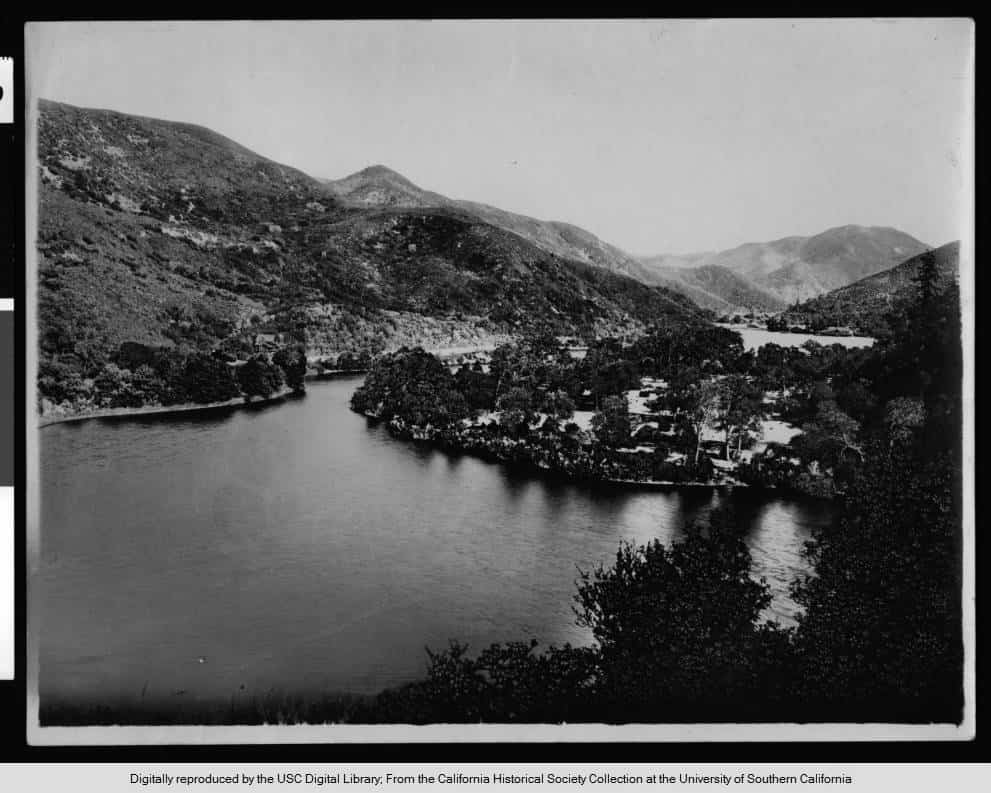 Blue Lakes in Lake County, California ca 1910