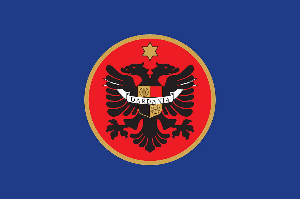 The flag of Dardania 