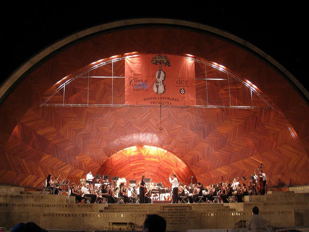 Concert in the Hatch Shell, Boston, Massachusetts