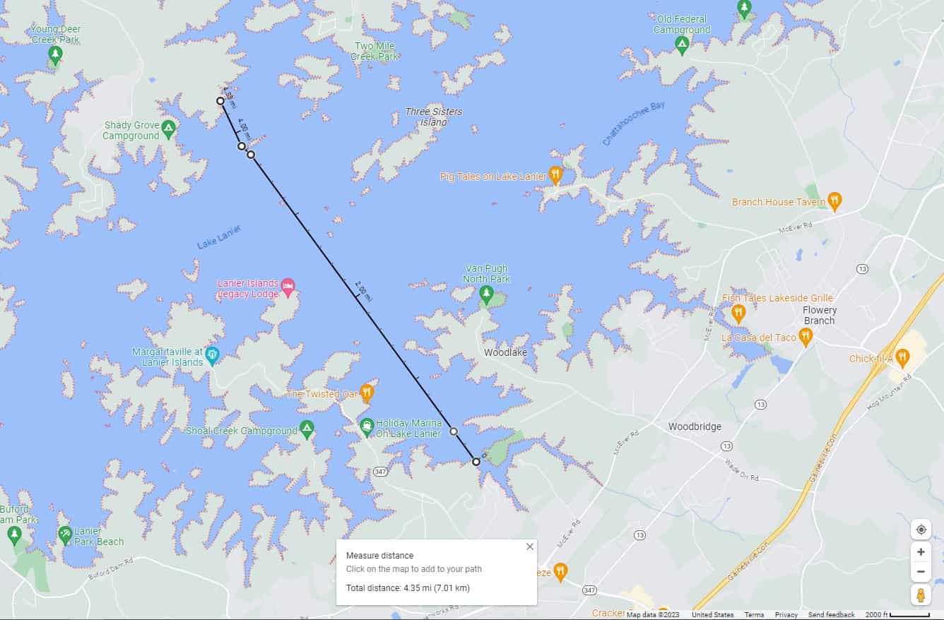 How Wide Is Lake Lanier? - A-Z Animals