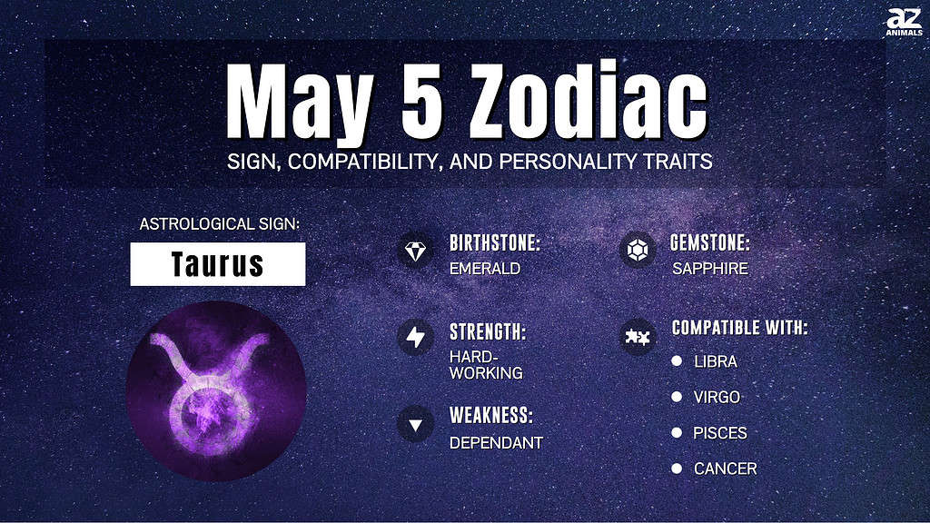 May 5 Zodiac Sign, Traits, Compatibility, and More AZ Animals