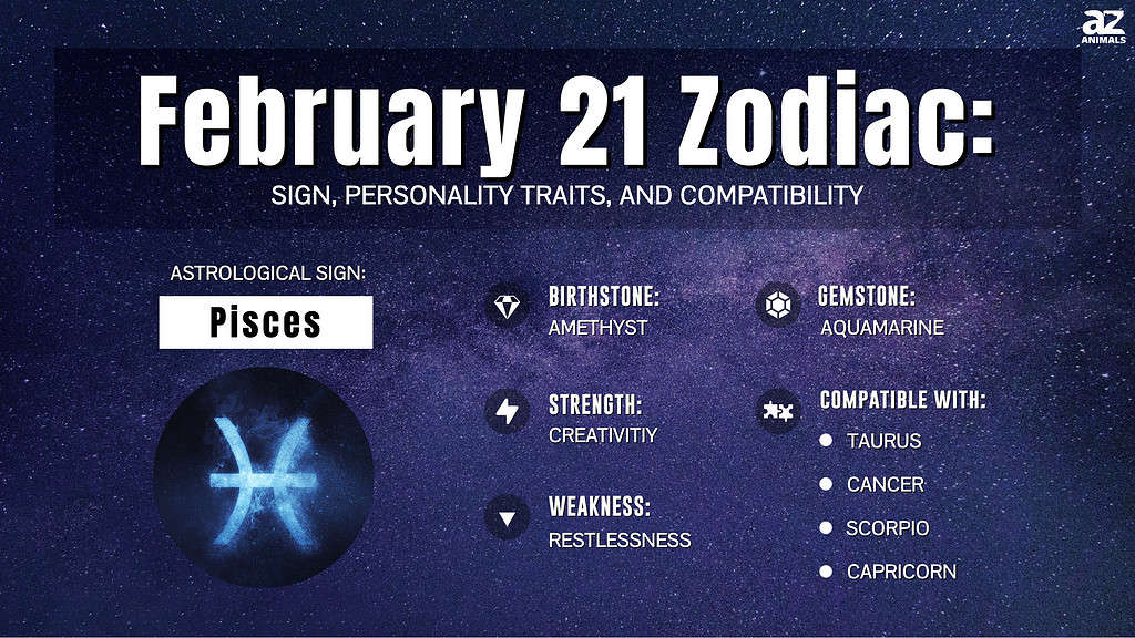 February 21 Zodiac: Sign, Personality Traits, and Compatibility