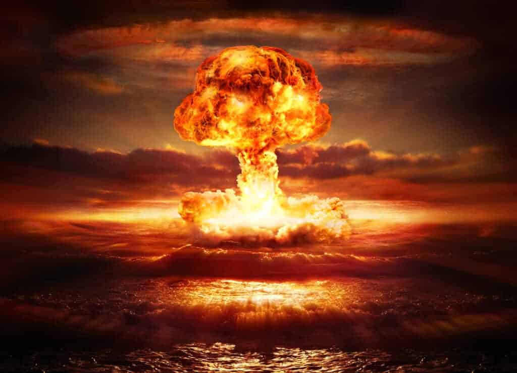 Nuclear Weapon, Exploding, Atomic Bomb, Radioactive Contamination, Hydrogen Bomb