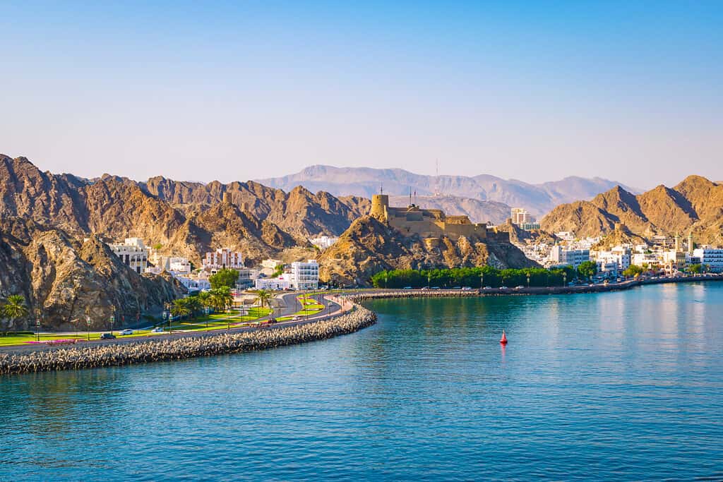Landscape of Muscat, Oman, Middle East.