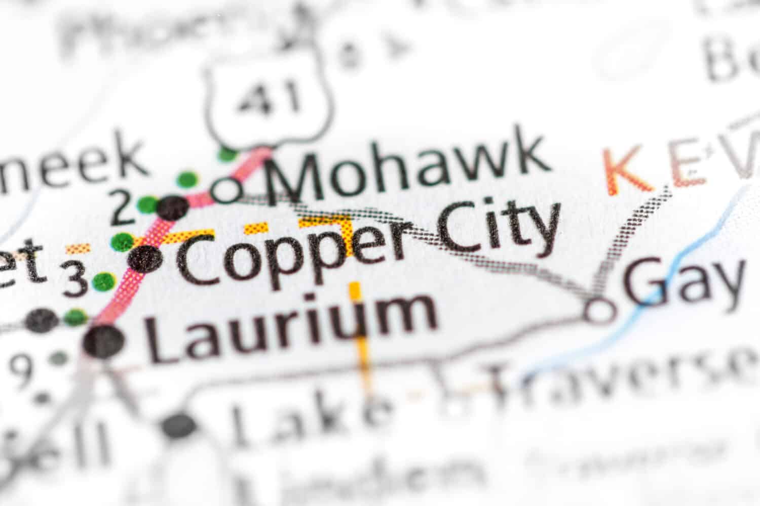 Copper City. Michigan. USA