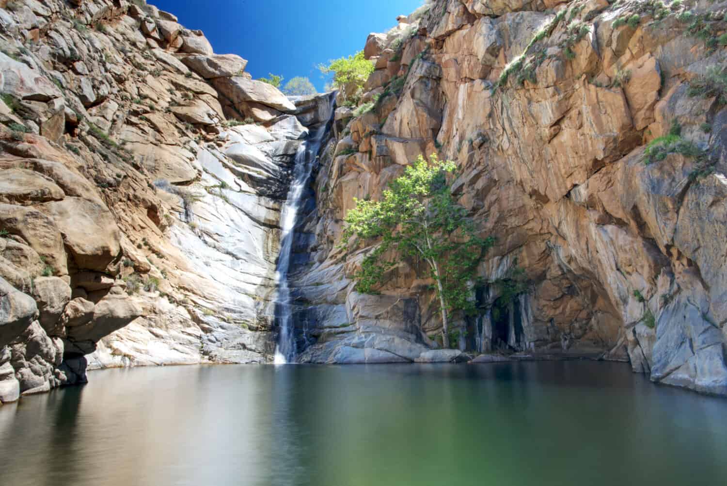 Cedar Creek Falls (Devil's Punchbowl) in San Diego, California, USA