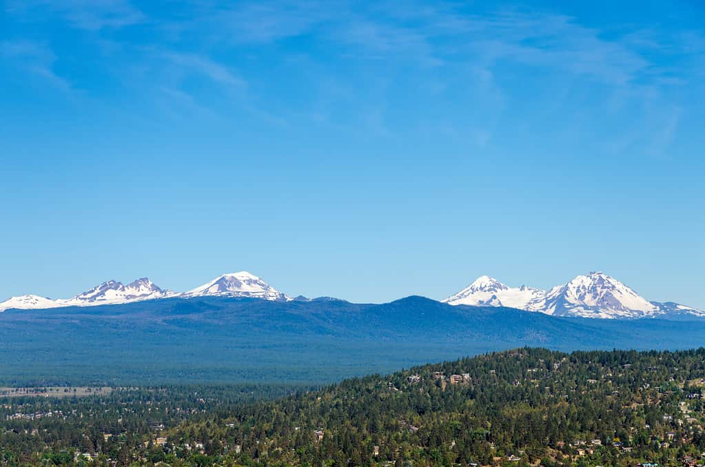 View of the Three Sisters, part of the Cascade Range