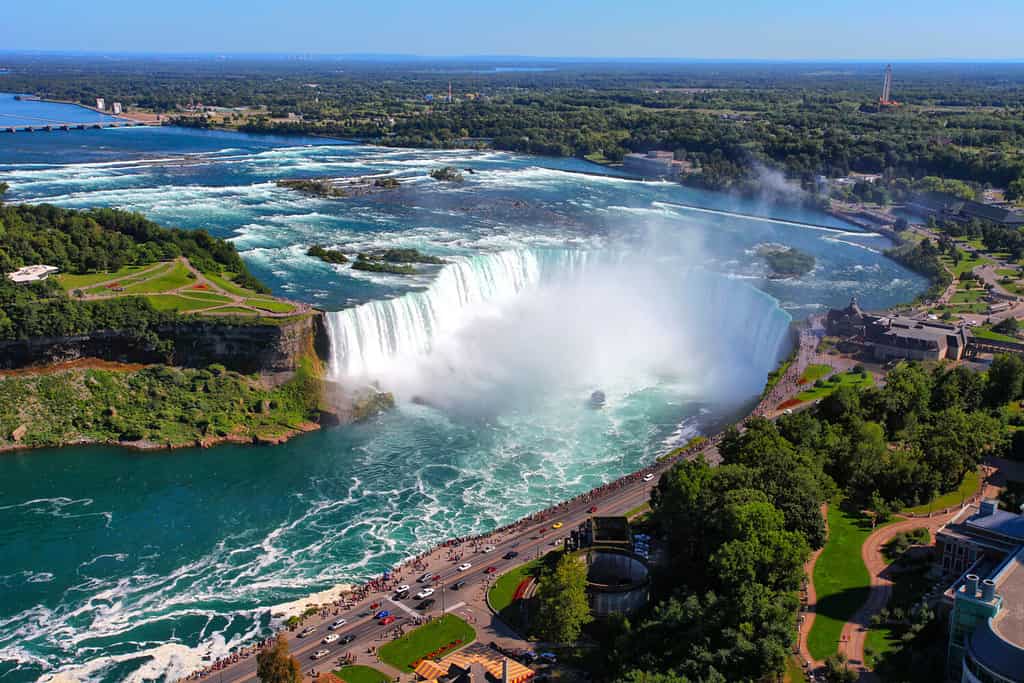 The view of the Horseshoe Fall, Niagara Falls, Ontario, Canada