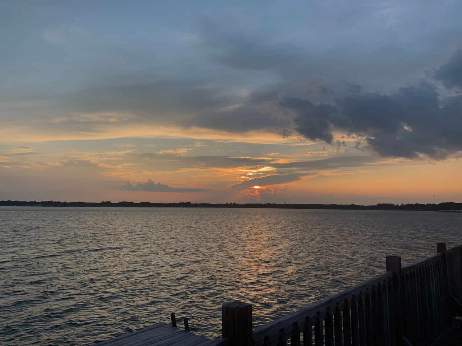 Sunset picture of White Lake, North Carolina