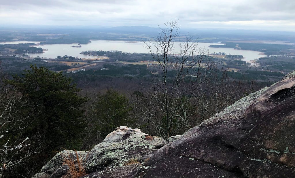 Views of Weiss Lake from Lookout Mountain near Leesburg, Alabama