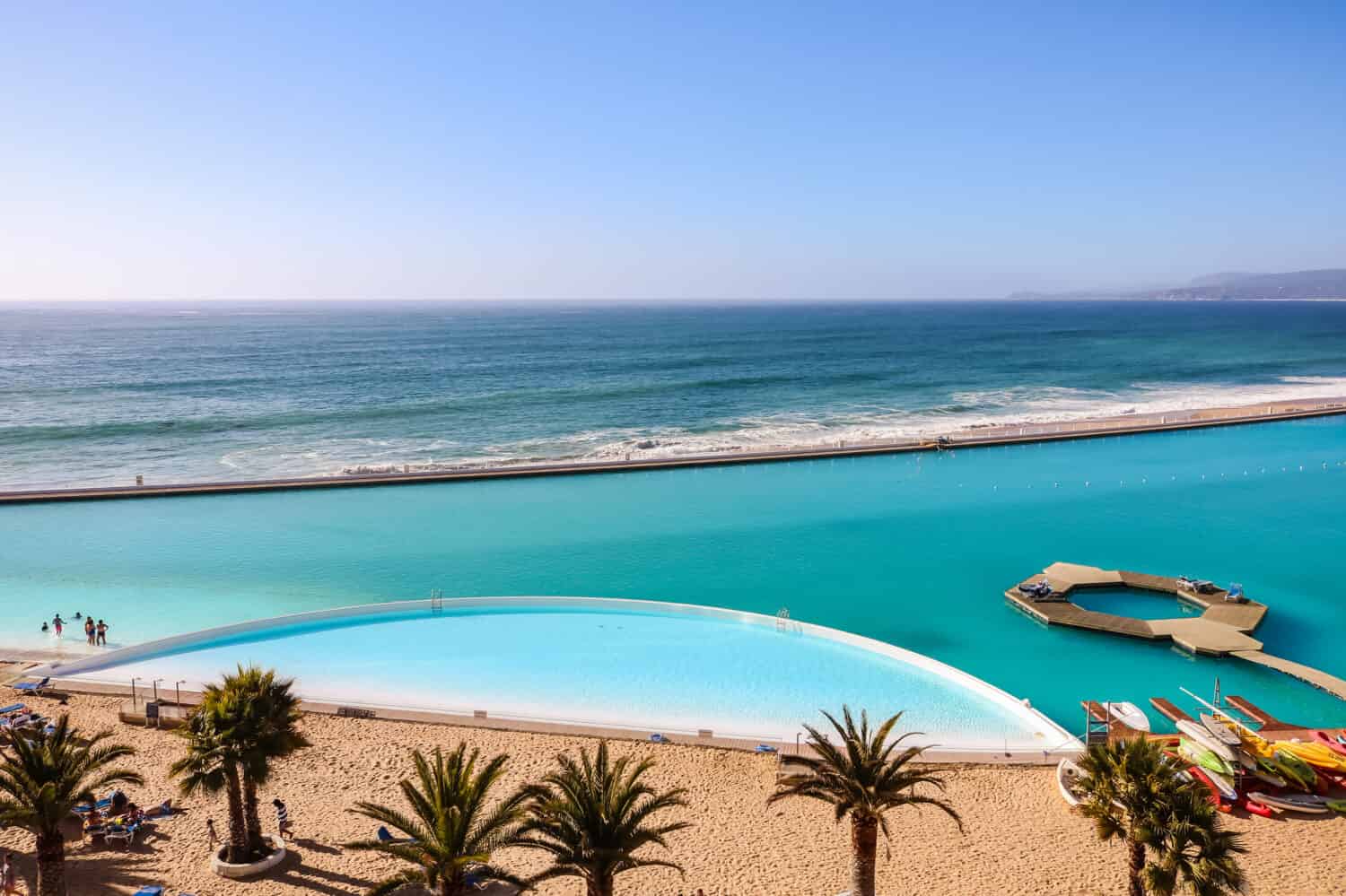 Algarrobo, Chile - World's Biggest Pool in San Alfonso del Mar