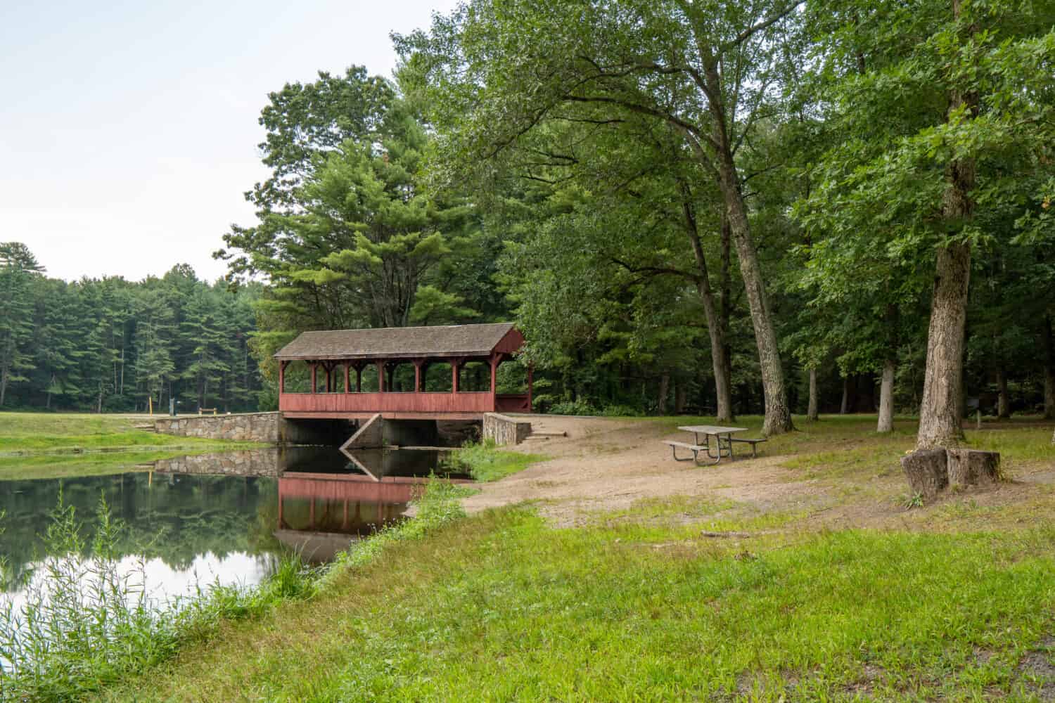 Stratton Brook State Park is a public recreation area located in the towns of Simsbury and Canton, Connecticut.