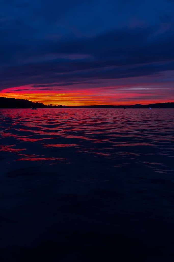 Sunset at Seneca Lake, Ohio