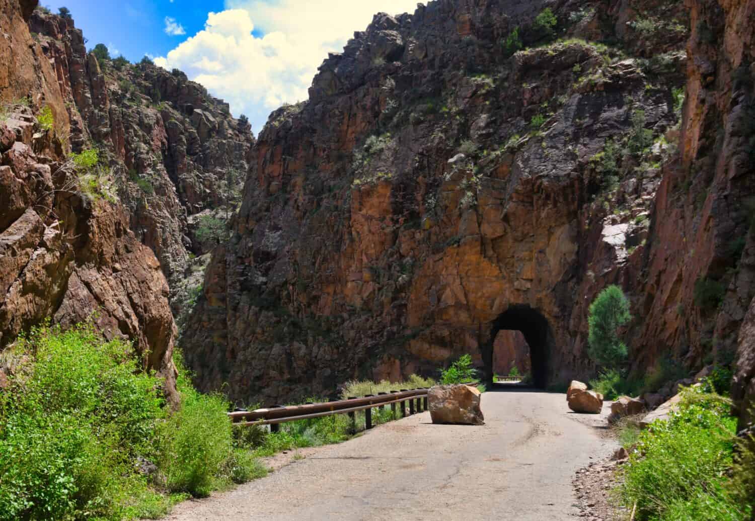 Gilman Tunnels along the Rio Guadalupe in New Mexico