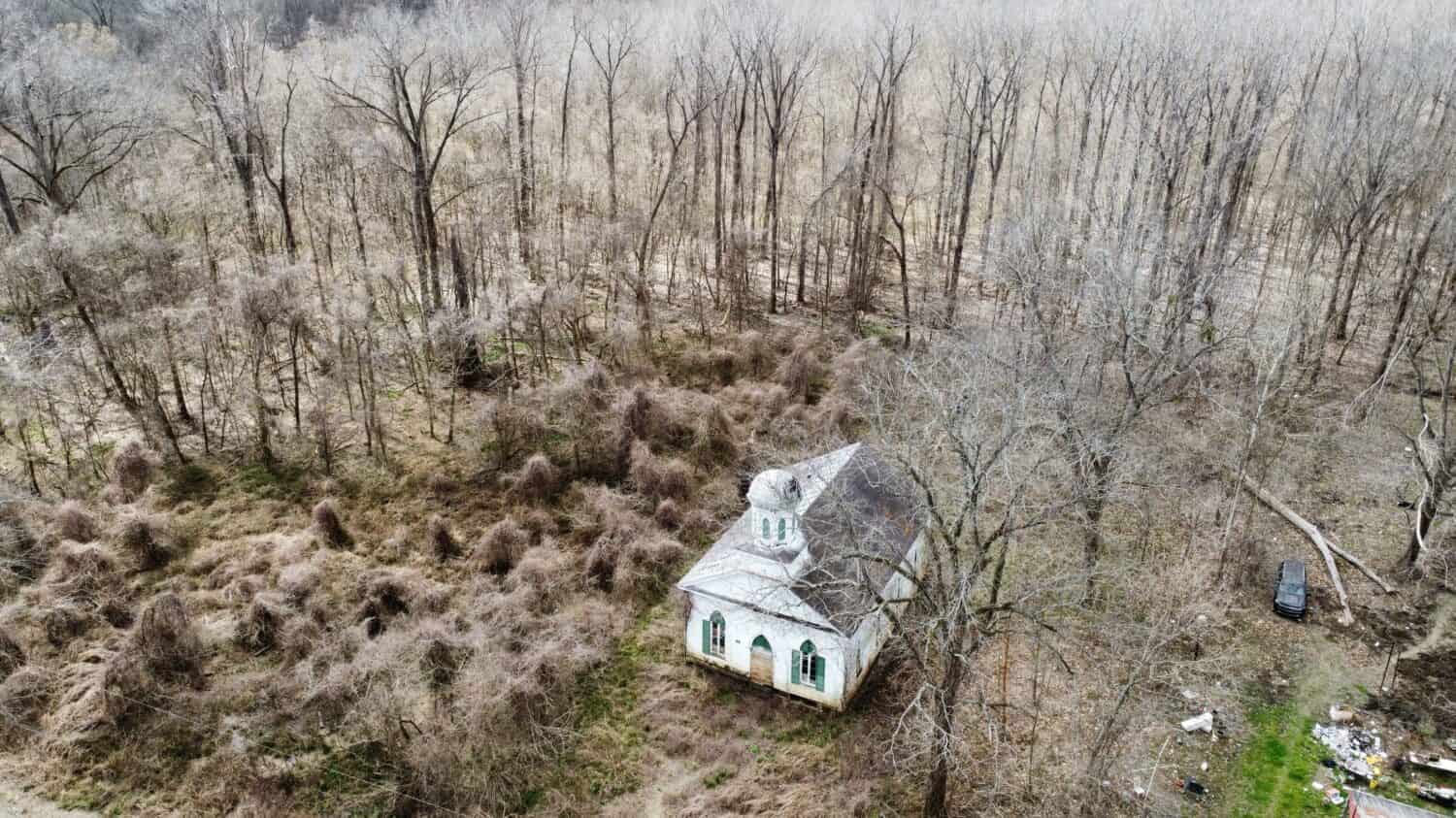 Abandoned Church in Rodney Mississippi 