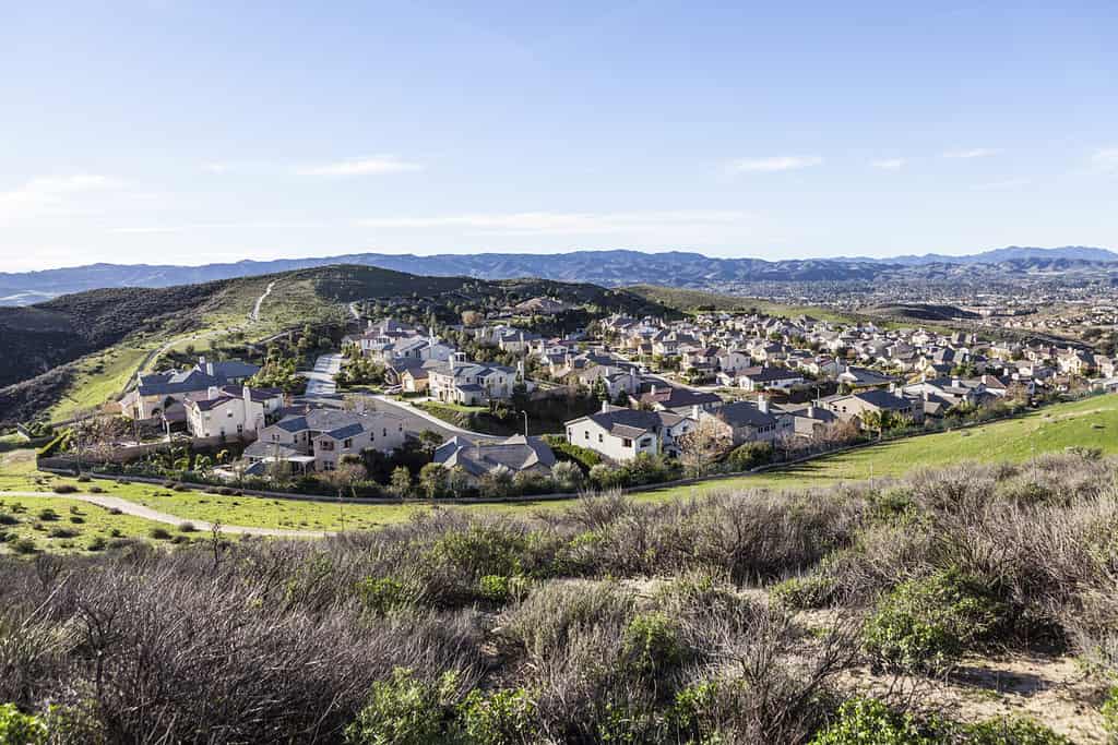 Suburban Simi Valley west of Los Angeles, California.