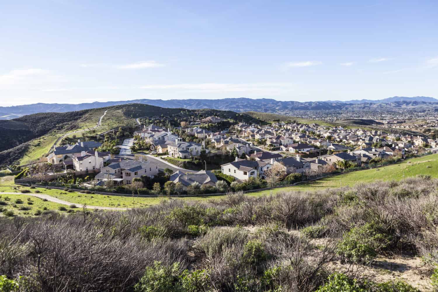 Suburban Simi Valley west of Los Angeles, California.