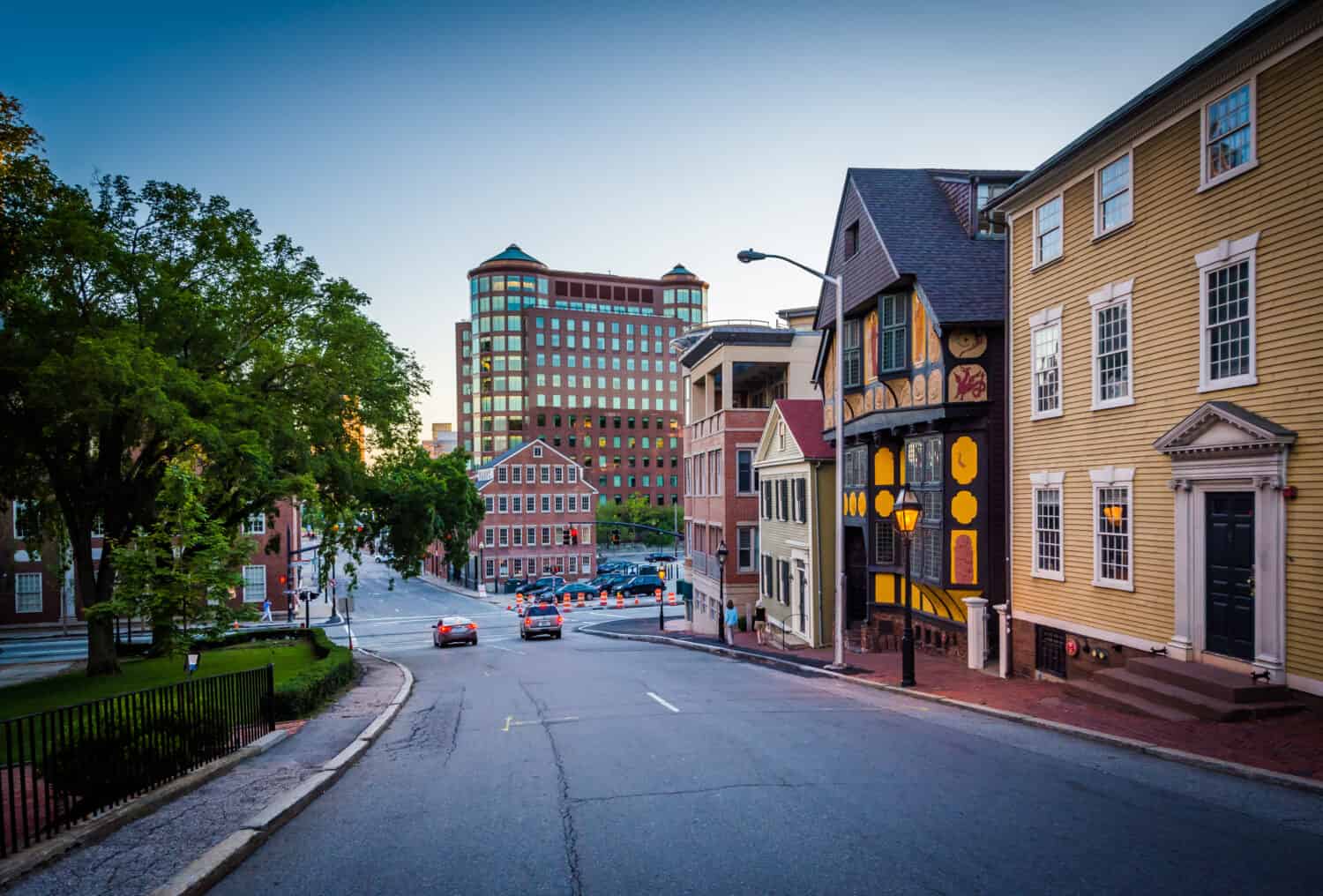 Buildings in Providence, Rhode Island.