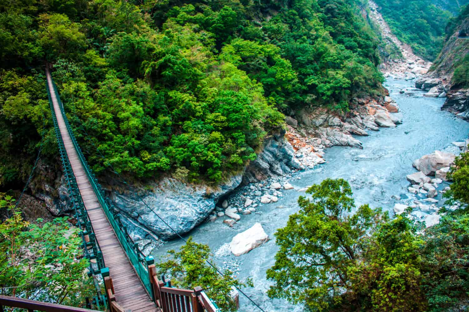 Scenic View in Taroko gorge, Taroko national park, Hualien, Taiwan