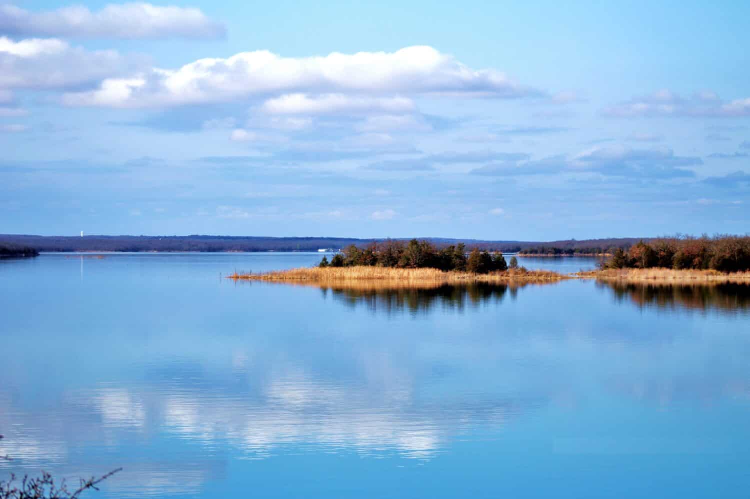 Mirrored Lake Murray, Oklahoma