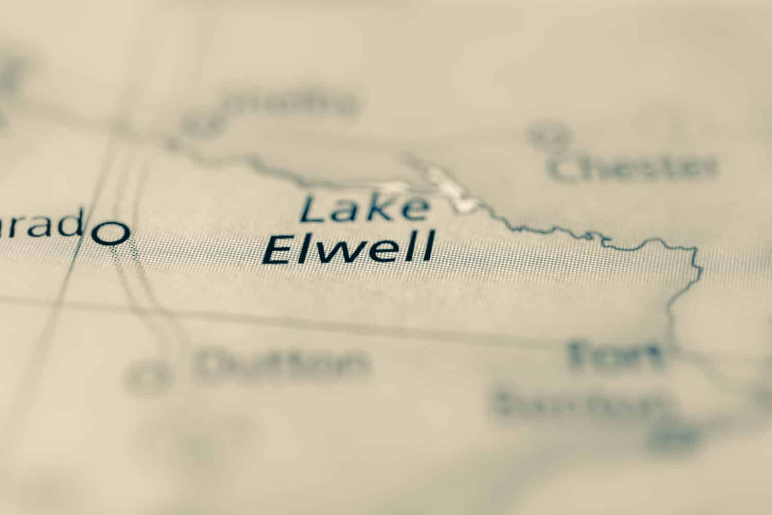 Lake Elwell, Montana, USA.