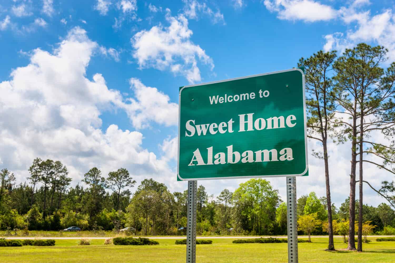 A Welcome to home sweet home Alabama. 