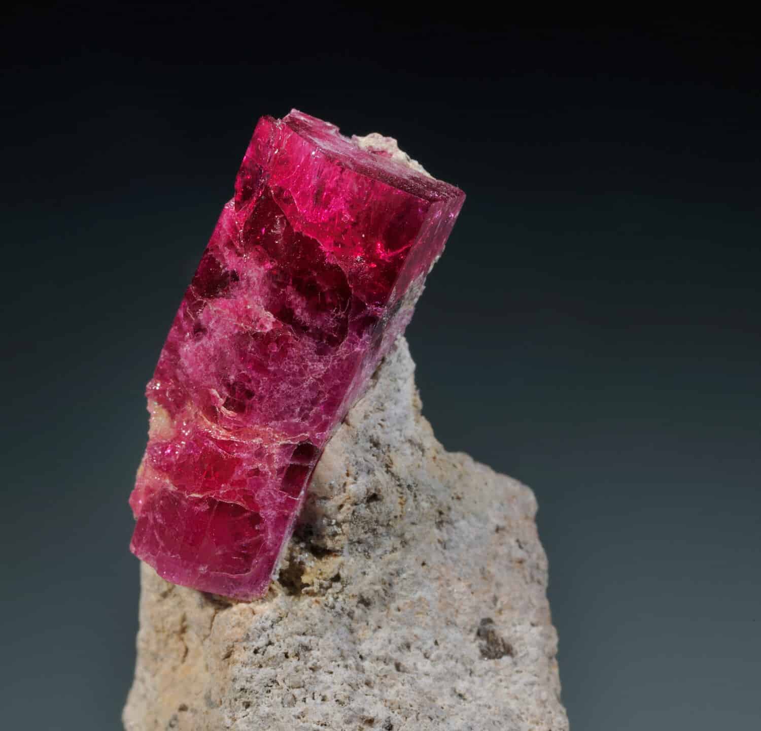 Red Beryl (2 cm), Violet Claim, Beaver County, Utah. Earths rarest gemstone.