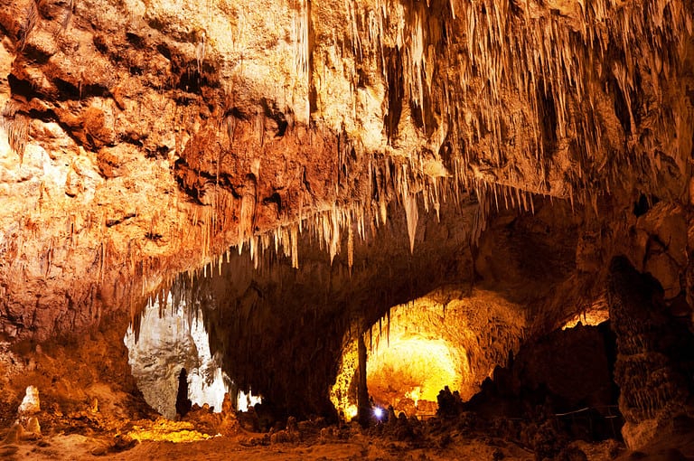 Carlsbad Caverns National Park in USA