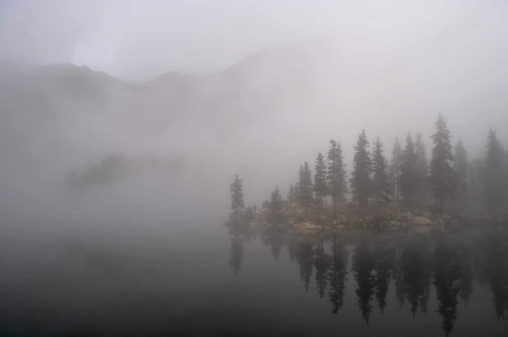 Fog on Lake Katherine