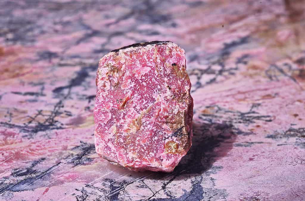 Rhodonite mineral stone