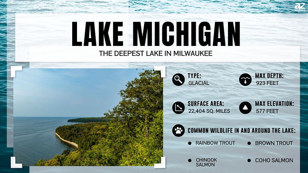 Infographic of Lake Michigan