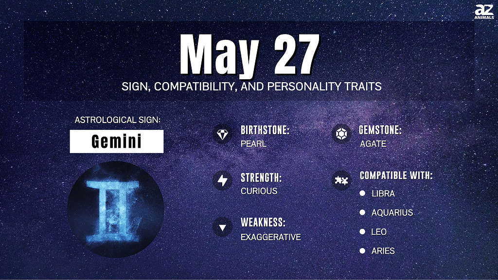 May 27 Zodiac: Sign, Traits, Compatibility, and More - A-Z Animals