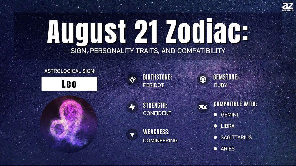 August 21 Zodiac: Sign Personality Traits, and Compatibility
