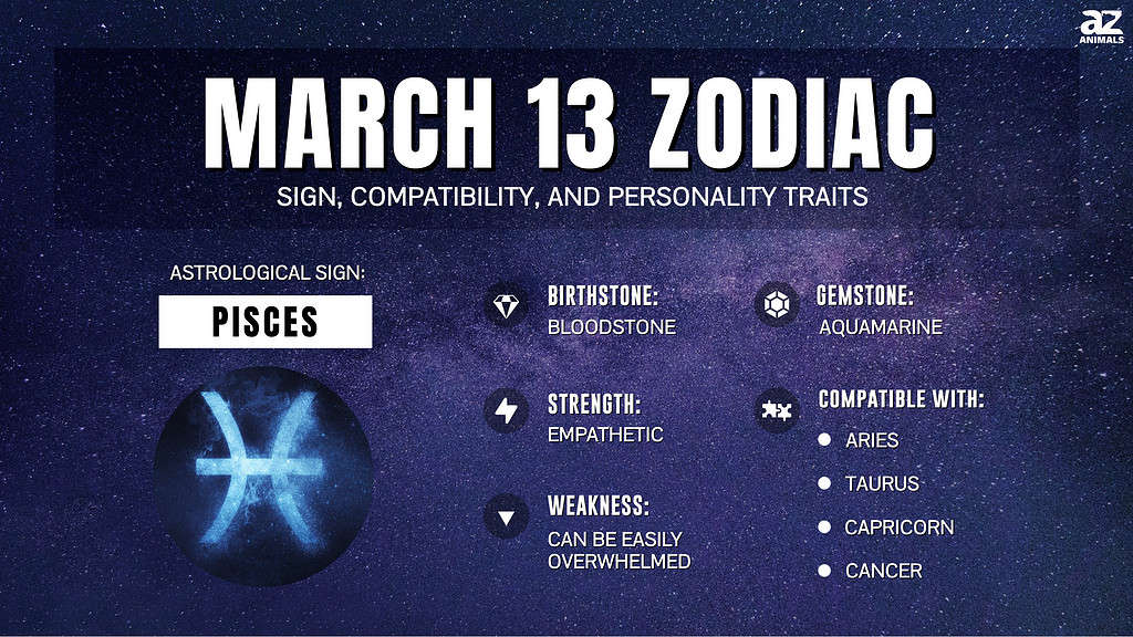 March 13 Zodiac Sign Personality Traits Compatibility And More A 