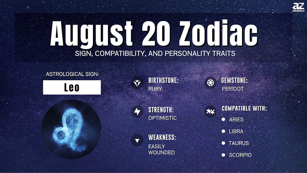 August 20 zodiac, Leo